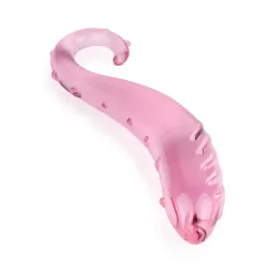 Dildo Curvo per Punto G in Vetro 18 cm
