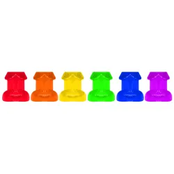 Set 6 Bicchierini colorati Rainbow Shot Glass