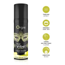 Gel intimo vibrante Lemon Gin Tonic 15 ml