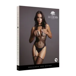 Tutina sexy Contrast Suspender Bodystocking
