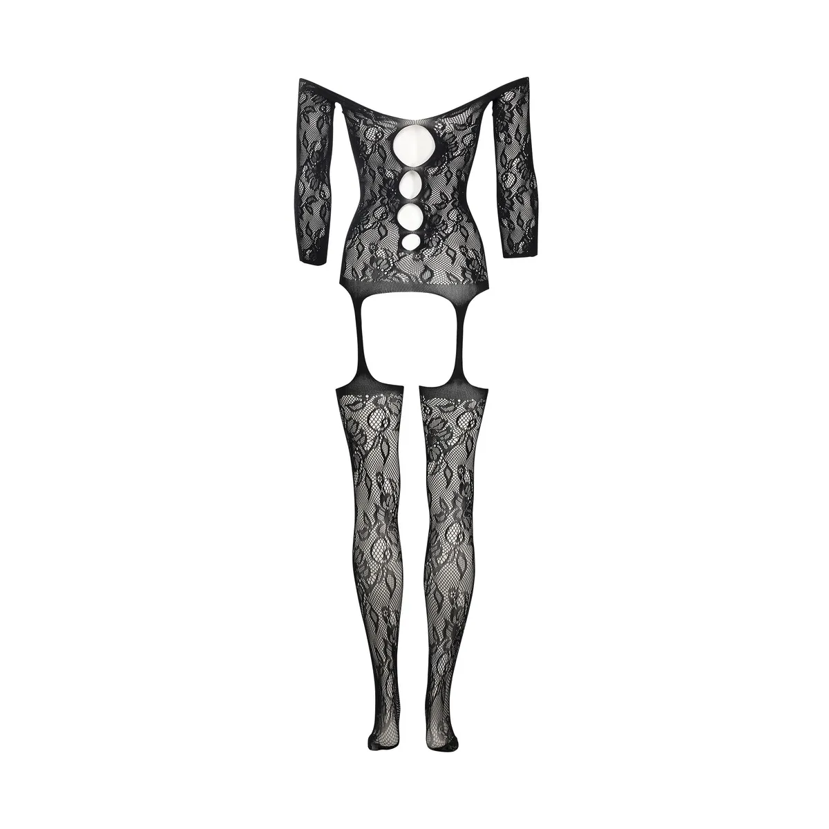 Tutina sexy Criss Cross Neck Bodystocking