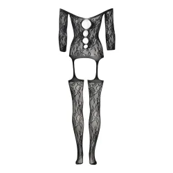 Tutina sexy Criss Cross Neck Bodystocking