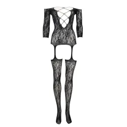 Tutina sexy Criss Cross Neck Bodystocking