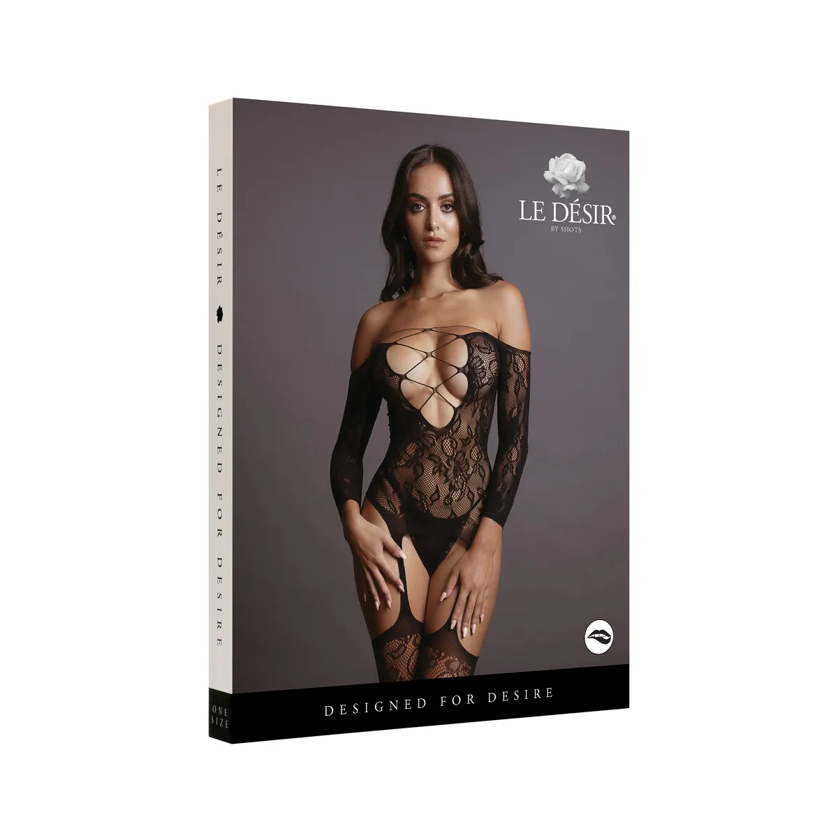 Tutina sexy Criss Cross Neck Bodystocking