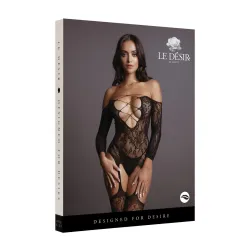 Tutina sexy Criss Cross Neck Bodystocking