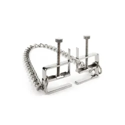 Pinze capezzoli con catena metallo 36 cm