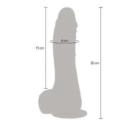 Dildo Realistico a Spinta e Rotazione 20 cm