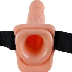Fallo cavo indossabile uomo vibrante 19 cm