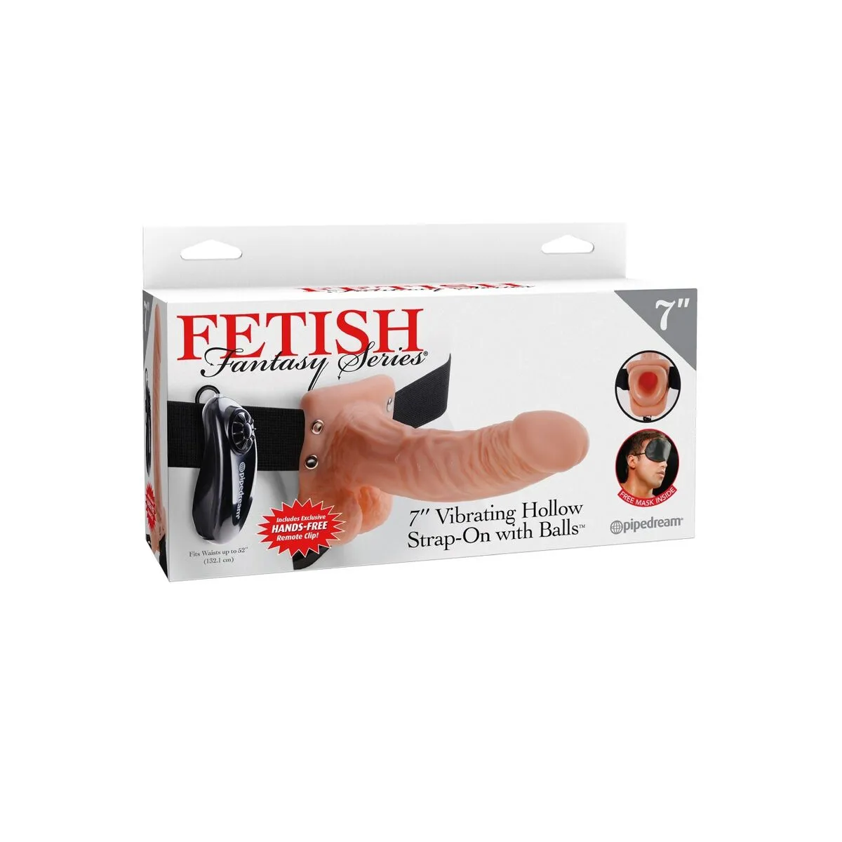 Fallo cavo indossabile uomo vibrante 19 cm