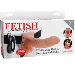 Fallo cavo indossabile uomo vibrante 19 cm