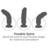Dildo Vibrante realistico con Ventosa 19 cm