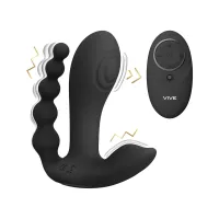 Vibratore tripla stimolazione con telecomando