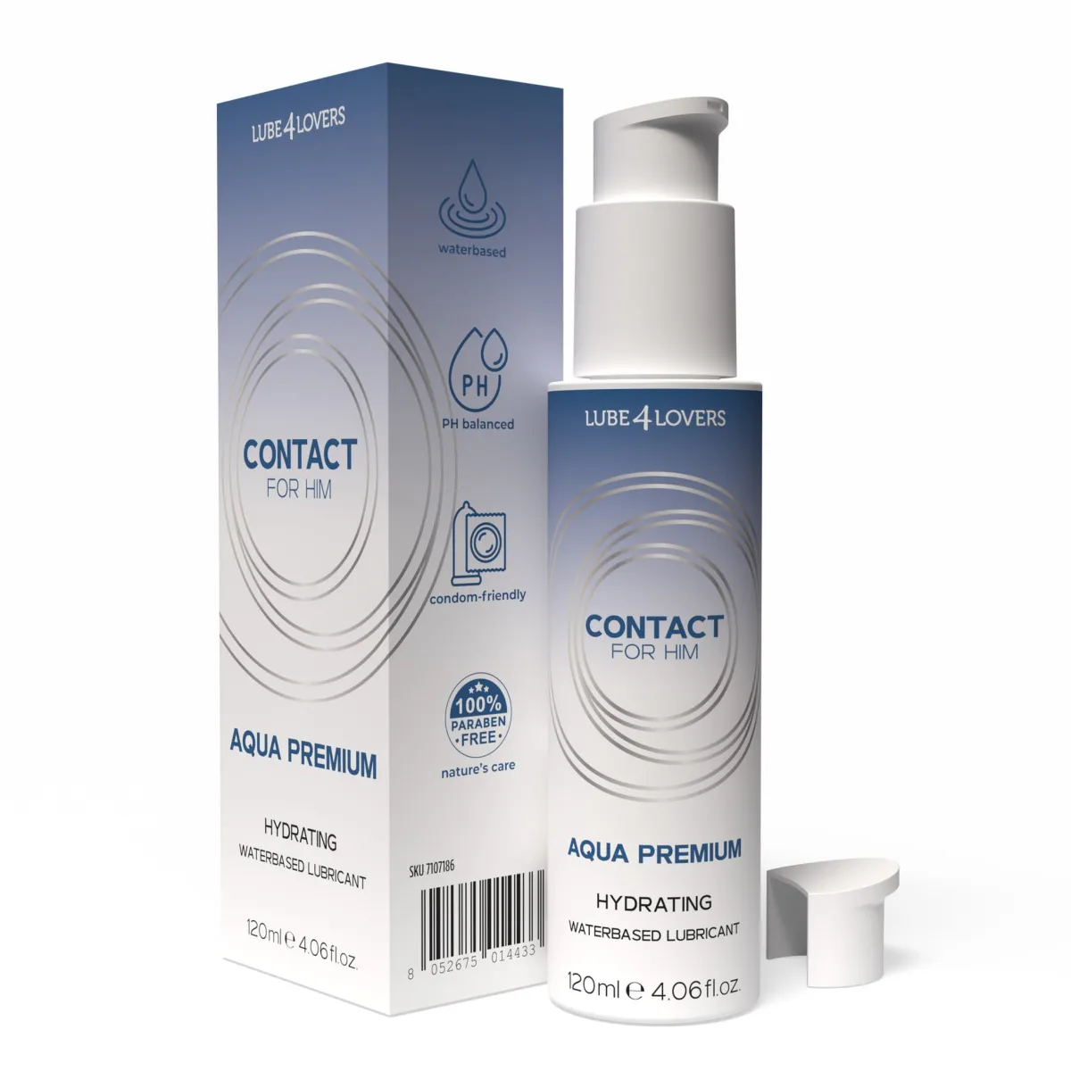Lubrificante uomo base acqua idratante 120 ml
