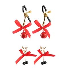 Kit 4 Pinze per Capezzoli con Campanellini