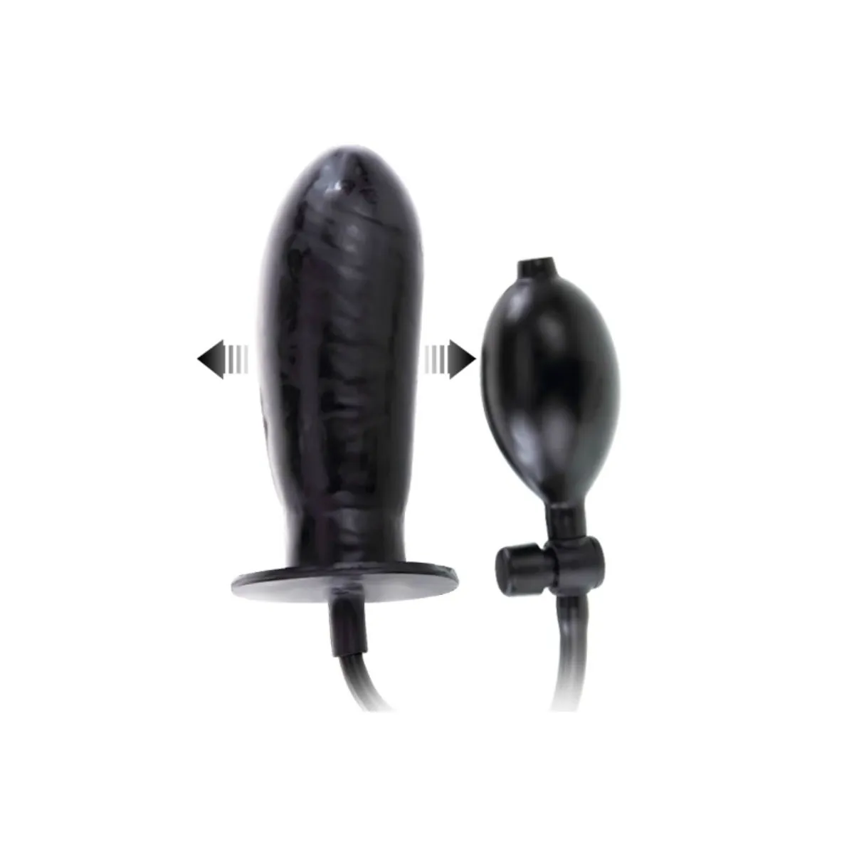 Dildo gonfiabile 16 cm in lattice