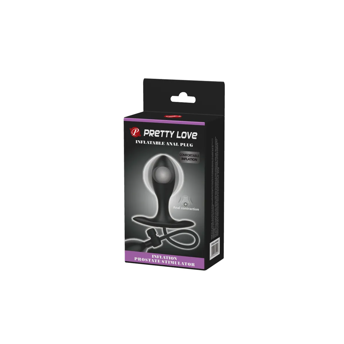 Plug Anale Gonfiabile in Silicone 9 cm