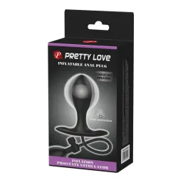 Plug Anale Gonfiabile in Silicone 9 cm
