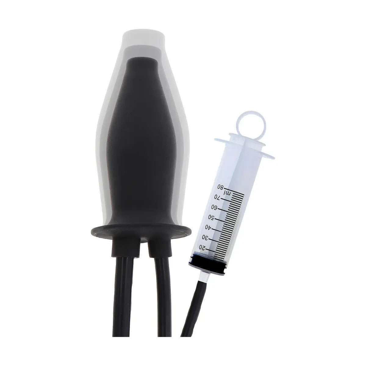 Plug Anale gonfiabile con dosa lubrificante