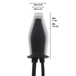 Plug Anale gonfiabile con dosa lubrificante