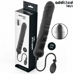 Dildo Gonfiabile Maxi nero 30 cm