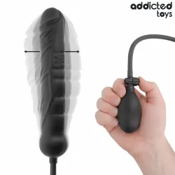 Dildo Gonfiabile Maxi nero 30 cm