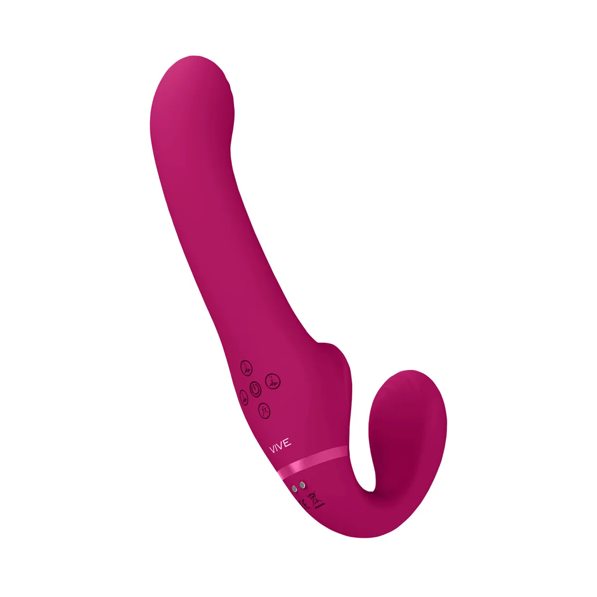 Vibratore Strapon Strapless Succhia Clitoride