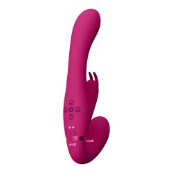 Vibratore Strapon Rabbit Strapless