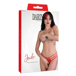 Slip sexy aperto davanti in pizzo