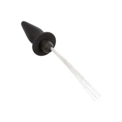 Plug Anale Vibrante e Fibre Ottiche Luminose
