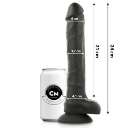 Dildo Realistico silicone con ventosa 24 cm
