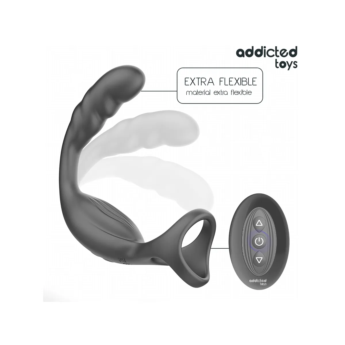 Vibratore prostata anello pene e telecomando