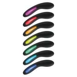 Vibratore per punto G con led da 17 cm