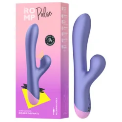 Vibratore Rabbit con succhia clitoride viola