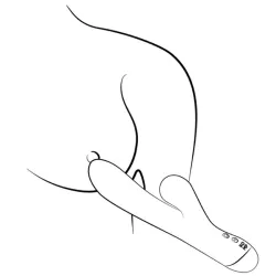 Vibratore Rabbit con succhia clitoride viola