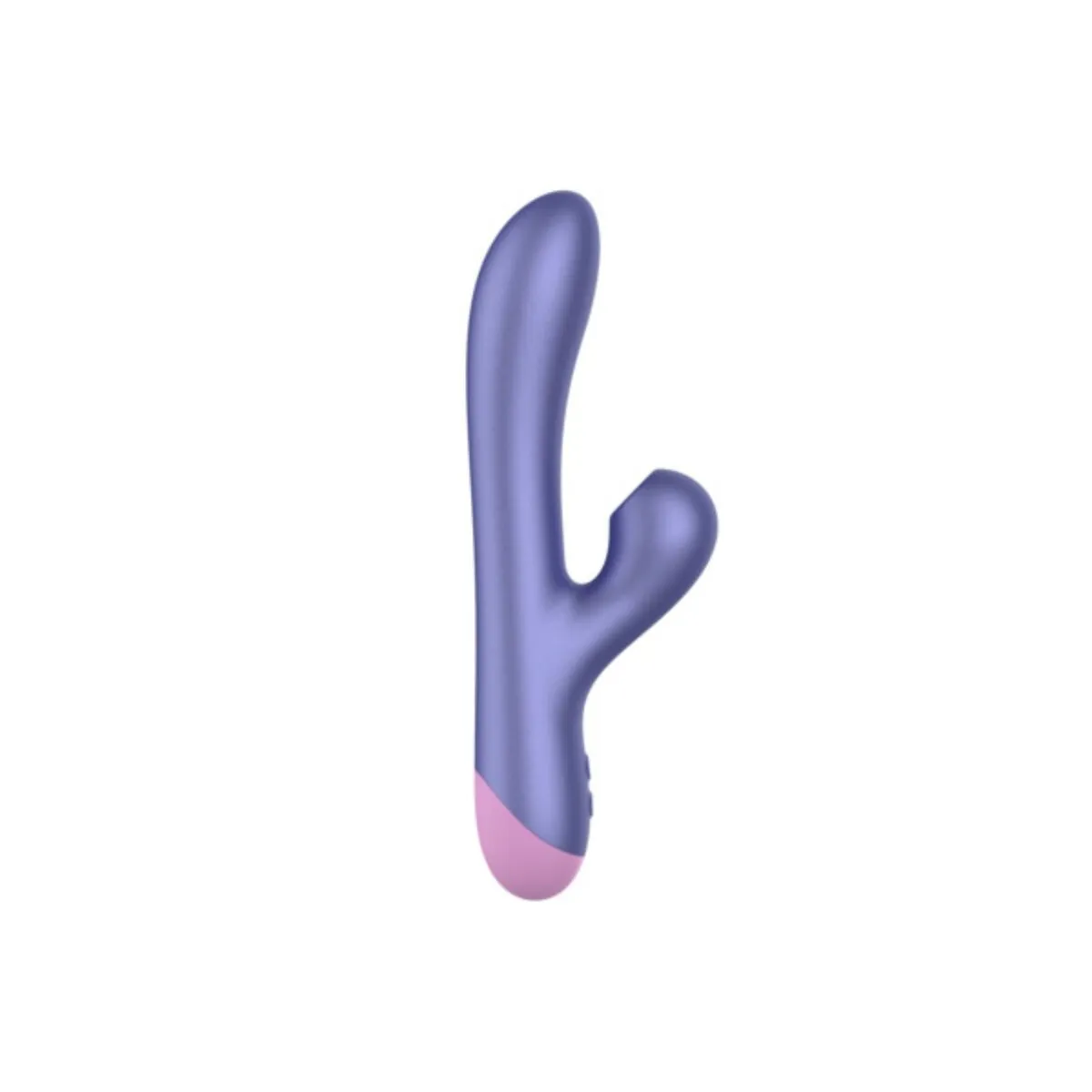 Vibratore Rabbit con succhia clitoride viola