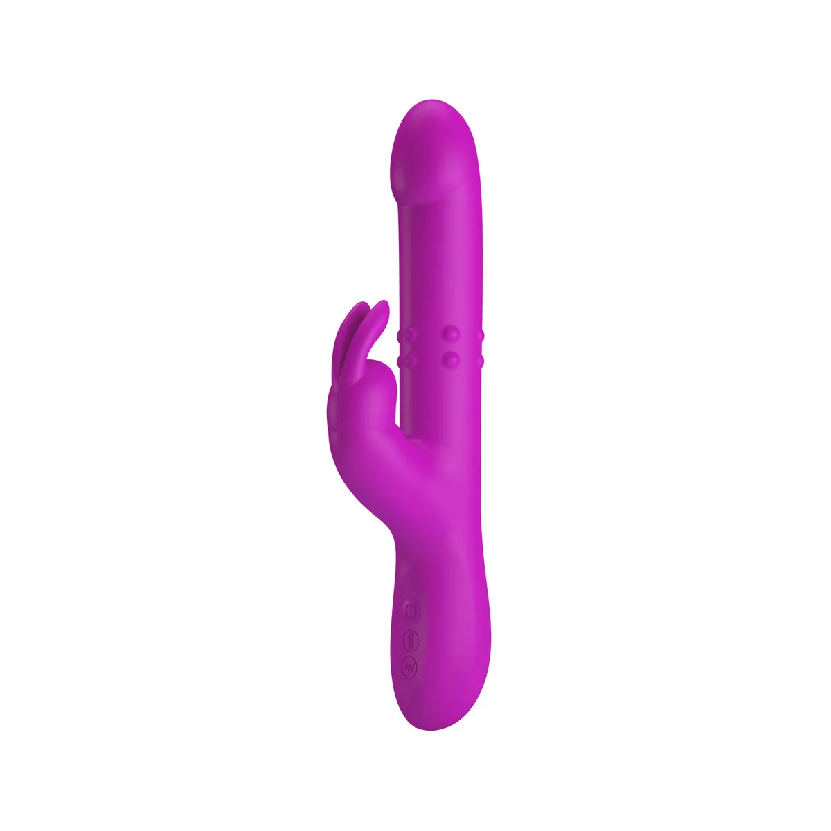 Vibratore Rabbit a Spinta e Rotante 25 cm