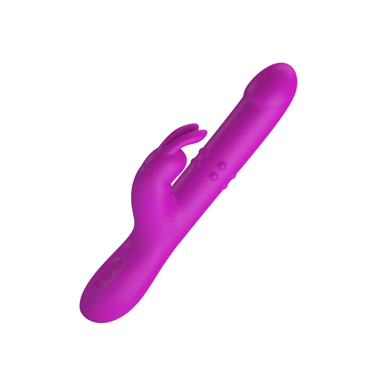 Vibratore Rabbit a Spinta e Rotante 25 cm
