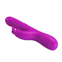 Vibratore Rabbit a Spinta e Rotante 25 cm