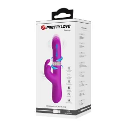 Vibratore Rabbit a Spinta e Rotante 25 cm