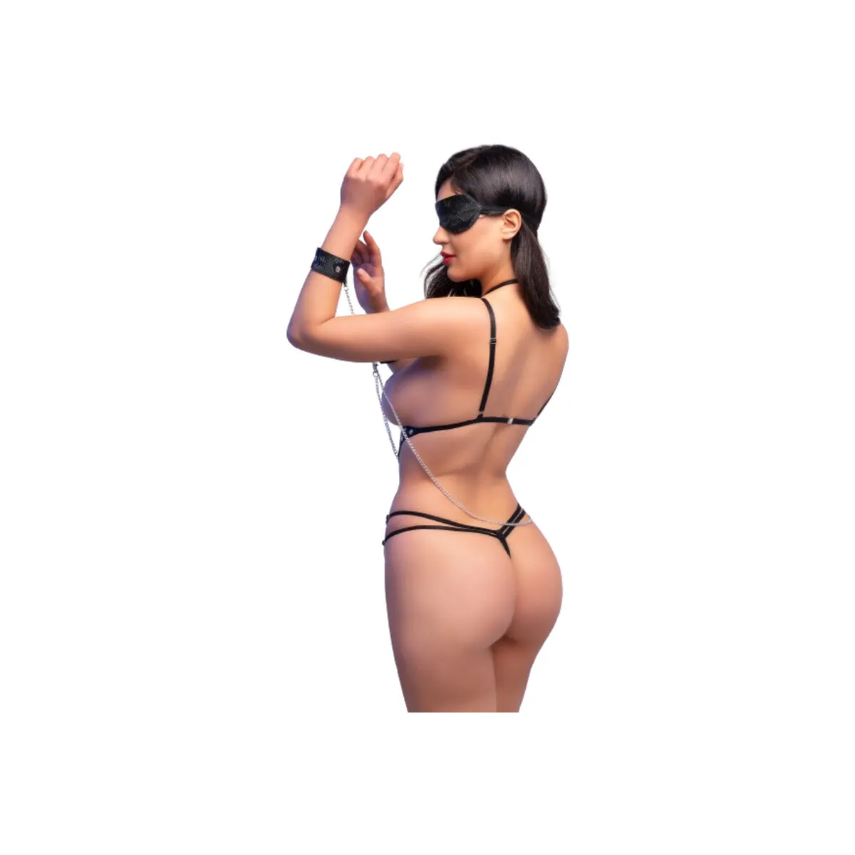Body Sexy bdsm pitonato aperto con manette