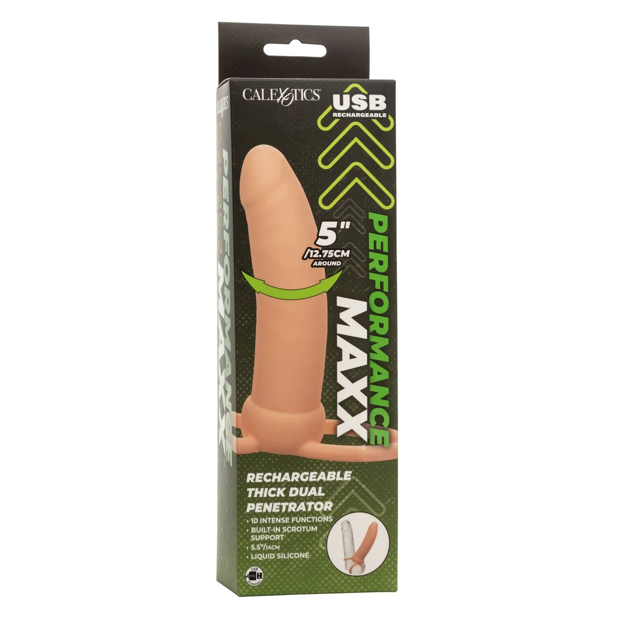 Dildo indossabile vibro doppia penetrazione