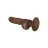 Vibratore realistico testicoli 12,75 cm brown Vibratore realistico testicoli 12,75 cm brown