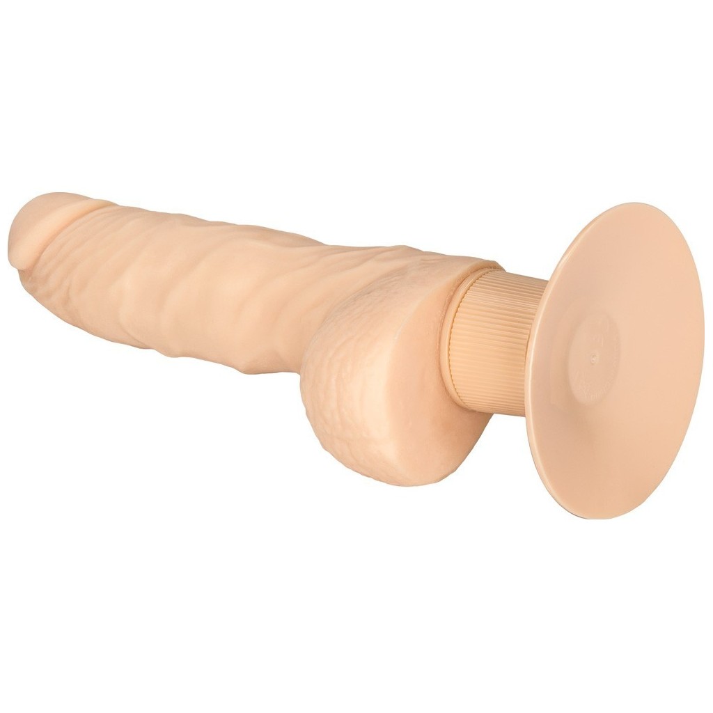 vibratore dildo fallo vaginale anale vibromassaggiatore morbido con testicoli