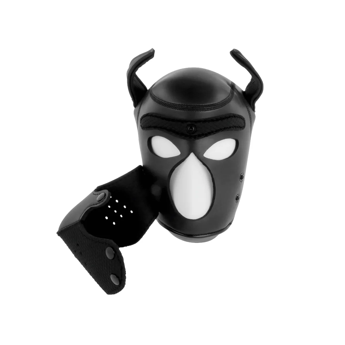 Maschera puppy BDSM nera