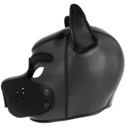 Maschera puppy BDSM nera