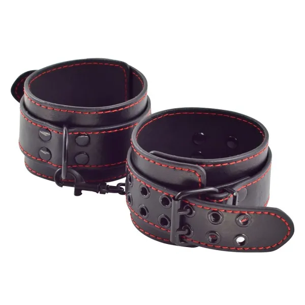 Cavigliere BDSM regolabili con catena