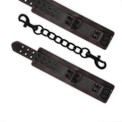 Cavigliere BDSM regolabili con catena