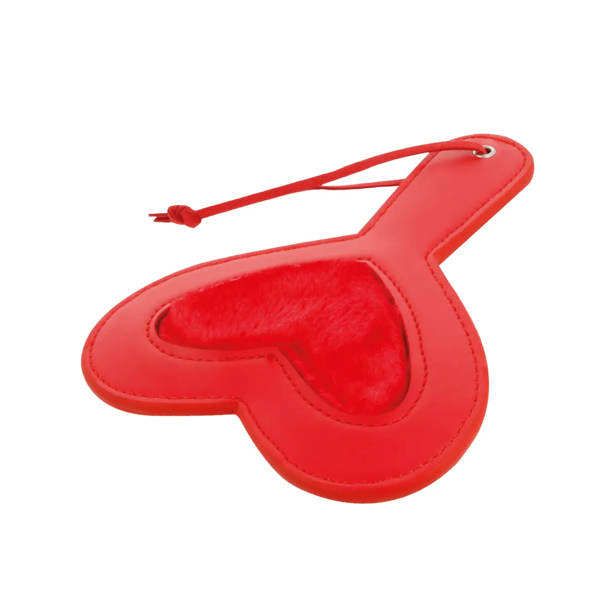 Pagaia a cuore ecopelle interno in peluche