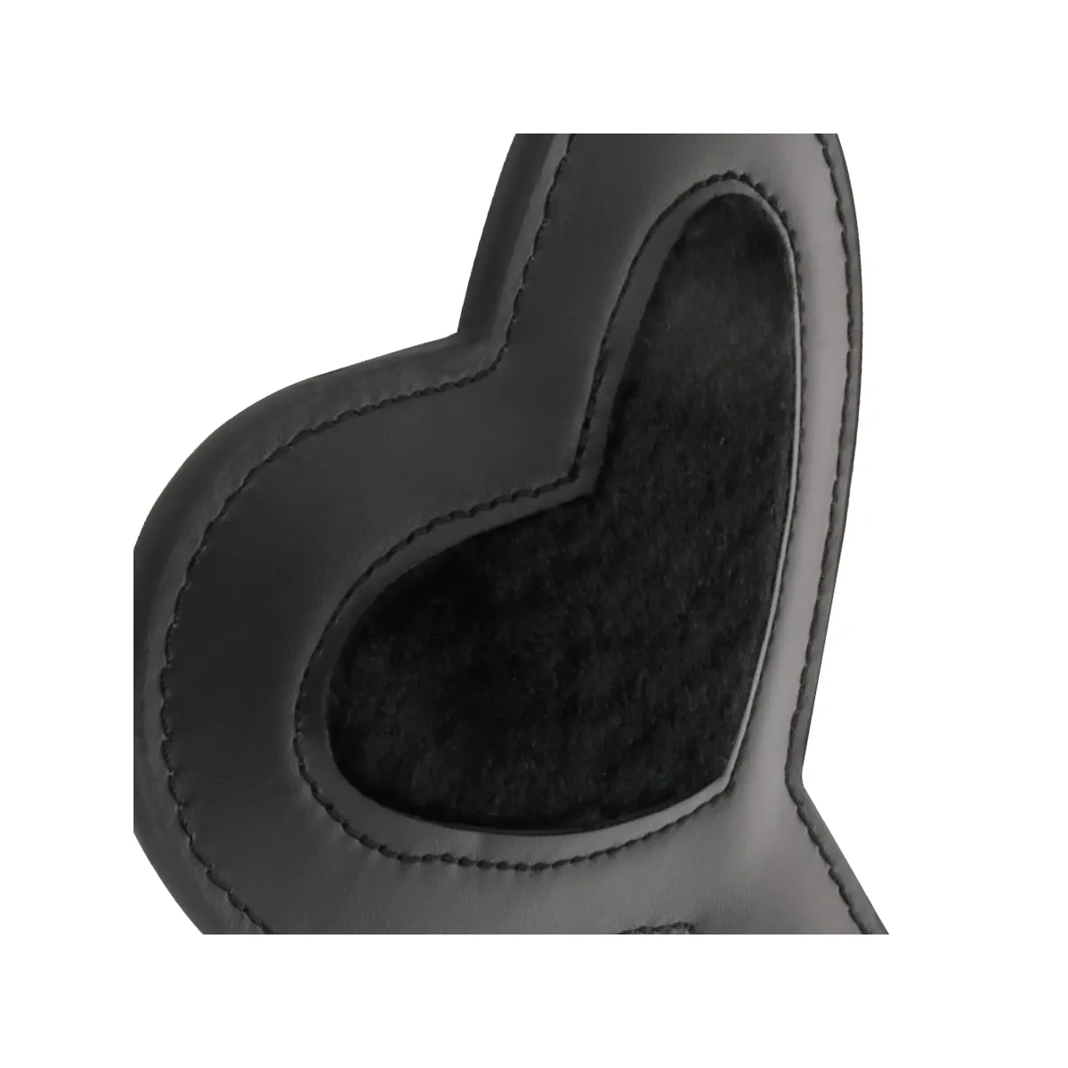 Pagaia a cuore ecopelle interno in peluche