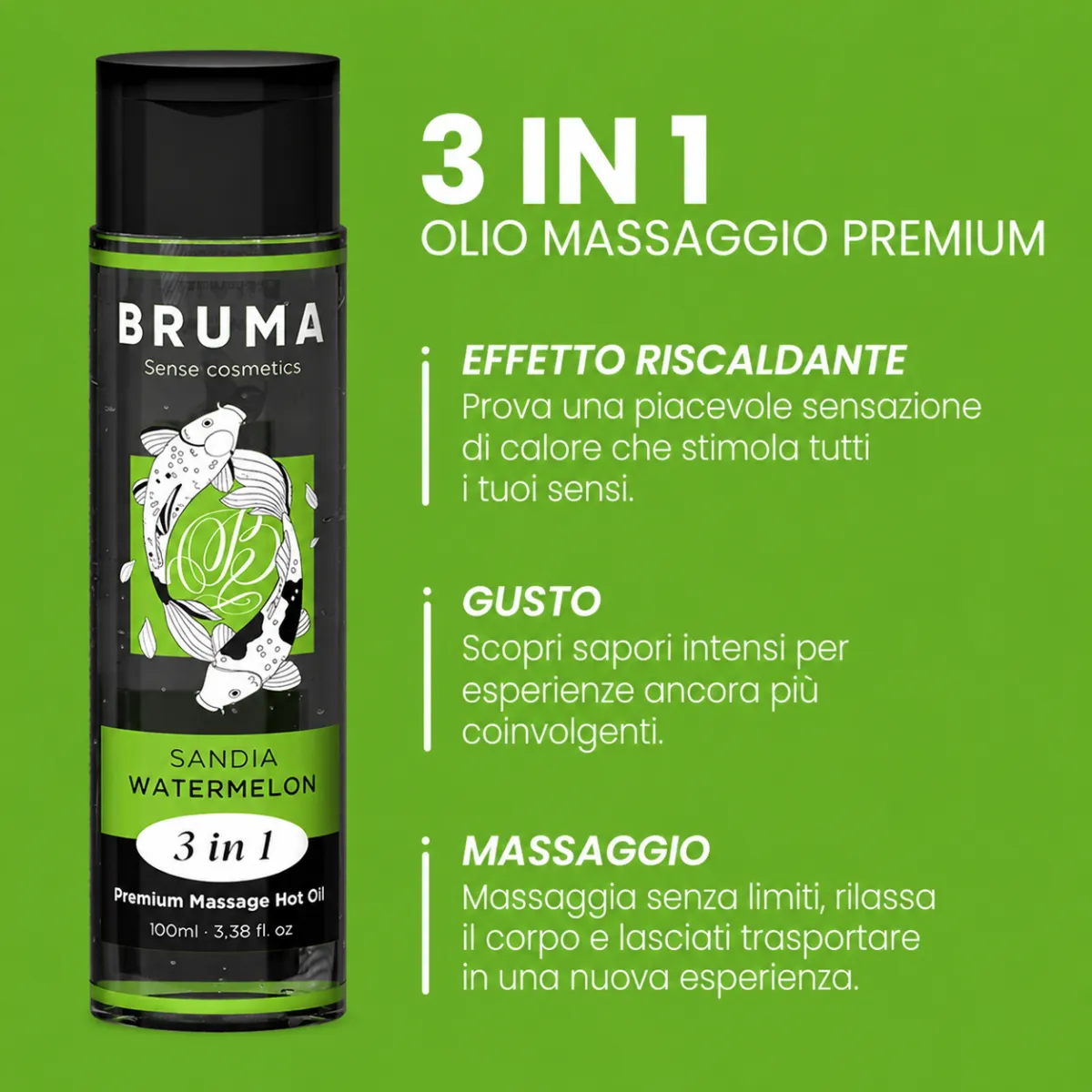 Olio Massaggi Commestibile Anguria 100 ml
